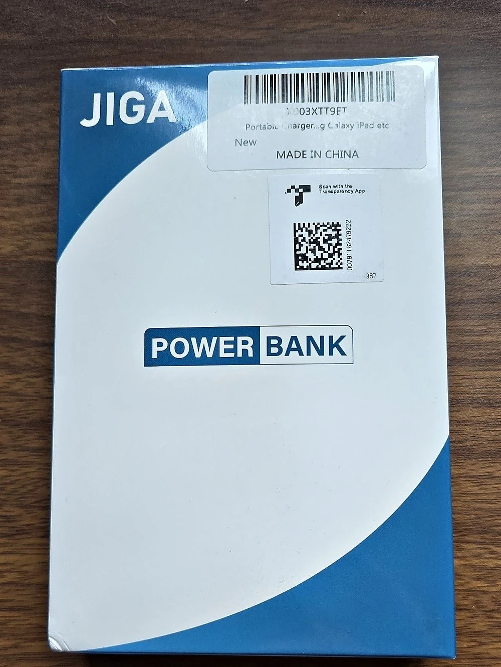 JIGA 30000mAh Portable Charger Power Bank Black
